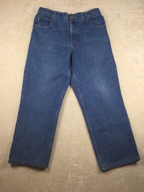 L.L. Bean Comfort Fit Jeans Men’s 34x27 Blue Straight Leg Denim